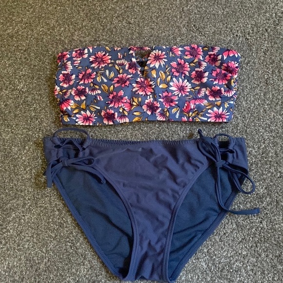 Lace Up Bikini Set - Picture 1 of 2